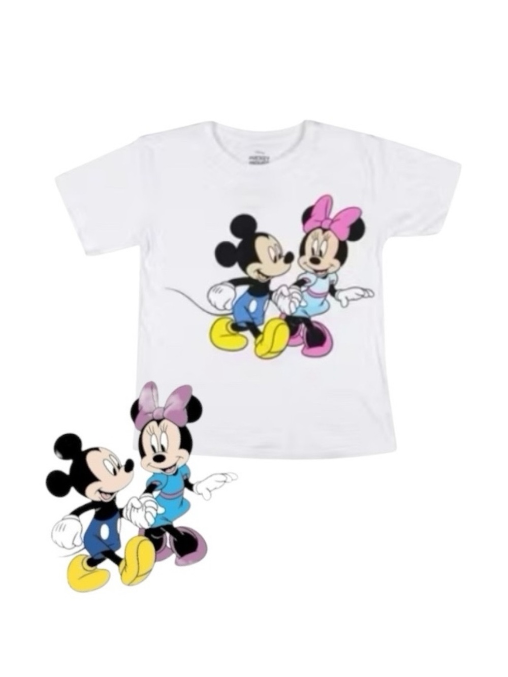 Disney Mickey And Minnie Graphic Tee